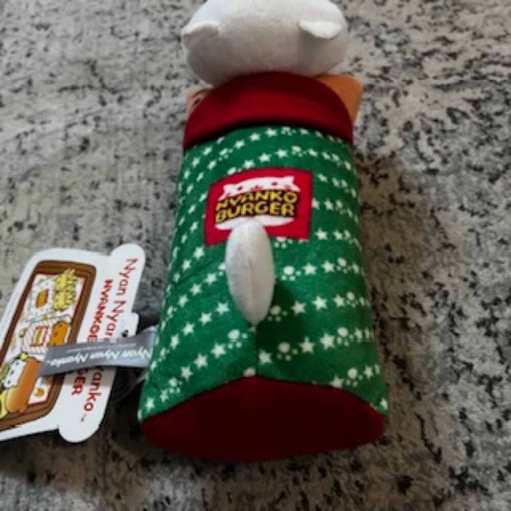 🧡3/15 NWT Nyan Nyan Nyanko Nyankoburger Plush - Picture 10 of 10